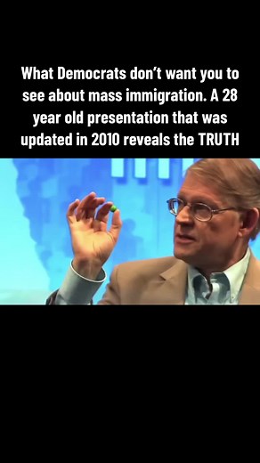 What Democrats don’t want you to see about mass immigration. A 28 year old presentation that was updated in 2010 reveals the TRUTH. #GrassrootsArmy #garrettsoldano