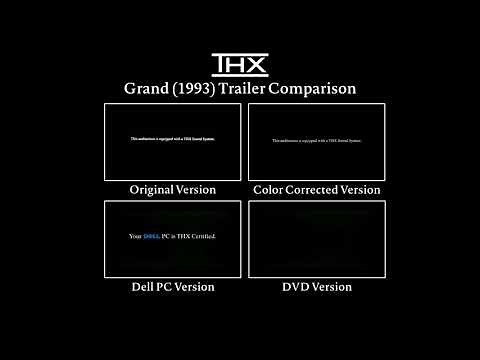 THX Grand (1993) Trailer Comparison
