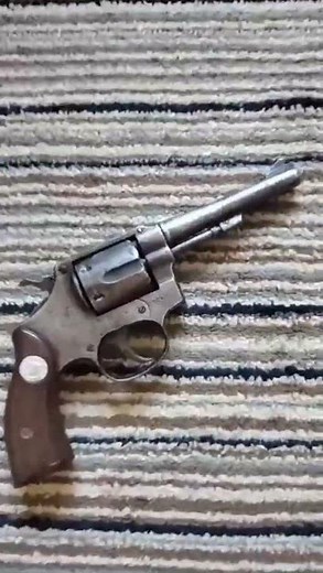 old .32 caliber Taurus dry cinnamon revolver