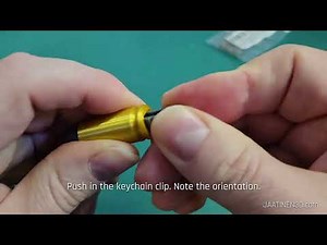 Assembling the Bullet Keychain — functional mini blaster!