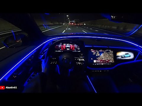 The New Mercedes E Class AMG 2024 NIGHT Test Drive