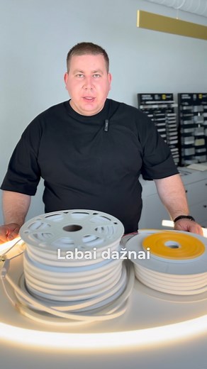 127 reactions · 11 shares | Kaip pajungti Neon Flex LED juostą?  Kadangi tai dažnas klausimas, dalinamės eiga, kaip ir kas daroma, kad juosta būtų pajungta tinkamai ir veiktų.  Jeigu turite klausimų - palikite juos komentaruose. #ledjuosta #led #apsvietimas #neonflexledjuosta #lights #apsvietimoprojektai #statybos #namai #interjeras #interjerodizainas | Apšvietimo projektavimas | Facebook