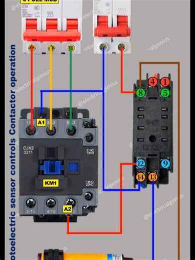 Photoelectric Sensor Control Contactor Wiring Guide