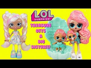 LOL SURPRISE Pearl Surprise Treasure Gets A Big Sister DIY Shopkins Shoppie Doll Makeover