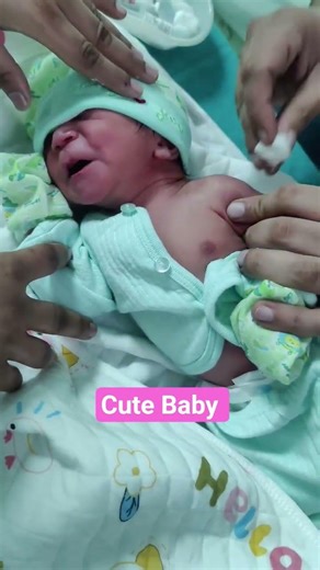 #newborn #cutebaby #crying #vaccination cute baby crying after vaccination