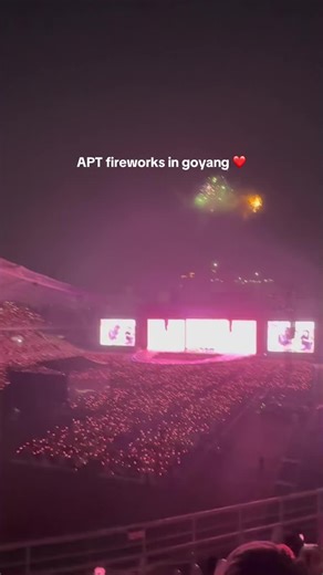 APT Fireworks Celebration with Rosé from BLACKPINK