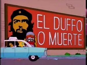Homer visits Fidel Castro in Cuba - The Simpsons