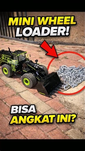 Loader Mini Ini Kerjanya Seperti Alat Berat Asli