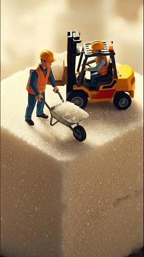 Tiny Builders Mine a Giant Sugar Cube! ✨