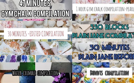 pearly镁粉块自合集（一次、二次、落水（部分未剪辑注意玩粉剐蹭