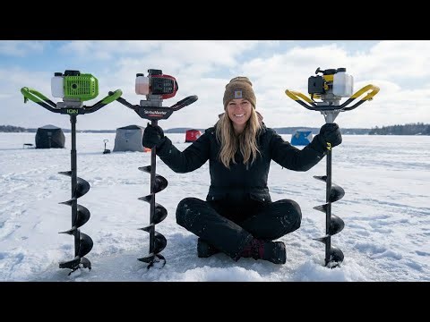 5 Best Electric Ice Augers 2026! Ice Fishing Upgrade