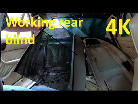 Cheapest Mercedes W126 560sel Ep51 - Repairing the Rear electric Blind Pt2 4K