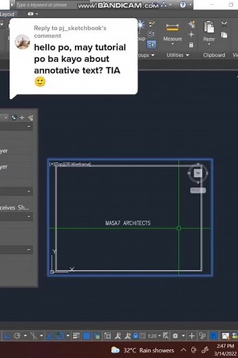 Autocad Annotation: Adding Handwritten Text in Architecture