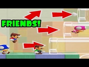 Super Mario Maker 2 Multiplayer Co-Op with Friends