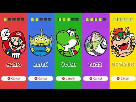 Super Mario 3D World - All New Characters (HD)
