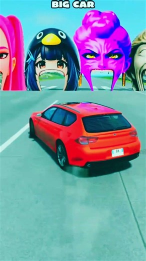 Small & Large Cars vs Mila, Gaga, Rumi Devil & White 67 🚗💥 | Ultimate Car Simulation Test