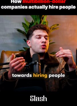 @Slash How multibillion-dollar companies actually hire people. It is not about your degree. It is about what you bring to the table. 🏢 #hiring #business #career #fyp