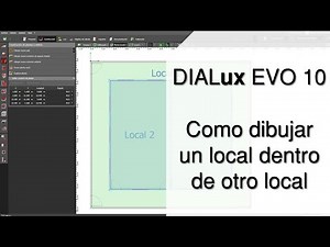 DIALux EVO 10 | How to draw a shop within another shop