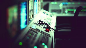 empty power plant control room