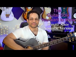 Learn the acoustic Guitar Solo for Purple Rain