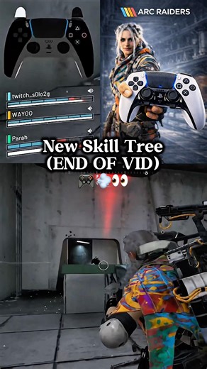 Parah | Arc Raiders Skill Tree 🎮💨👀 #arcraiders #parah #controller #movement #streamer #clawplayer