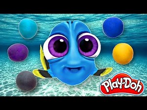 Como Hacer a Dory Bebé de la Pelicula Disney Buscando a Dory ❤ Con Play Doh ❤ Tutoriales DCTC