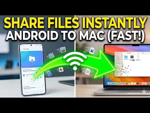 How to Transfer Files Between Mac and Android (Wirelessly) l 3 Ways to Share Files 2026 #macos26
