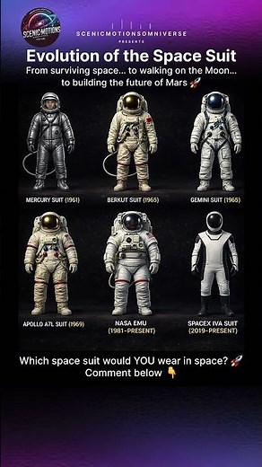 Space Suits Evolution: From Mercury to SpaceX (What Changed in 60 Years 😳🚀)
