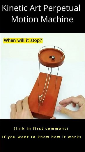Kinetic Art Perpetual Motion Machine