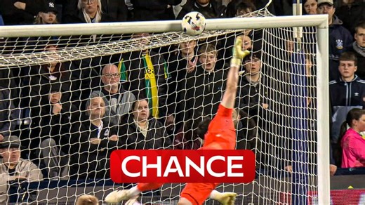 West Brom vs Millwall: Mihailo Ivanovic smashes the cross bar from long range for Millwall