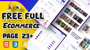 Ecommerce Template Website HTML- CSS FREE - AI Doodle