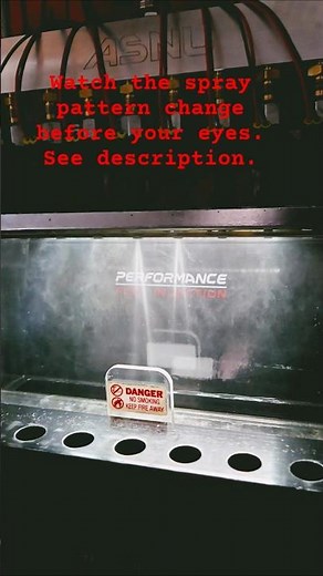 Indexed, V-shaped spray pattern on 5.4L Ford Triton injectors