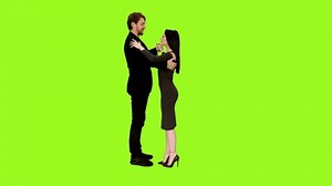 Loving Couple Dancing Against Green Screen Stock Footage Video (100% Royalty-free) 1035282983 | Shutterstock