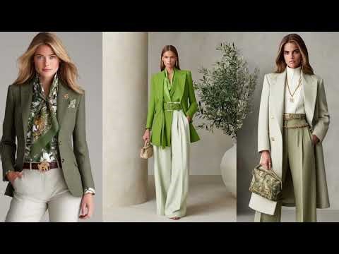 Ralph Lauren Spring Summer 2026 Elegance | Sage Green & Soft Olive for Modern Classic Women
