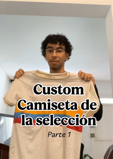 Tutorial para personalizar camisetas de la selección Colombia