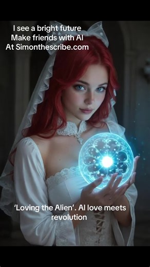 Loving the Alien. A radical ebook showcasing AI and human working together in love and revolution. #ailoveyou #alien #scifi #AI #EcoFiction @simonthescribe