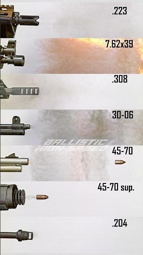 Favorite Slow Mo Rifle Caliber? #slowmotion