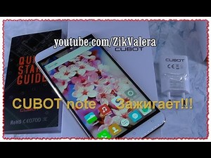 Smartphone CUBOT NOTE S 3G MTK6580 4150 mAh Review and test posting