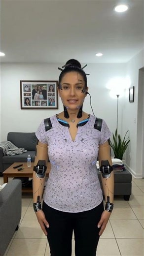 The mother is reprogrammed through brainwashing and transitions into a robotic state