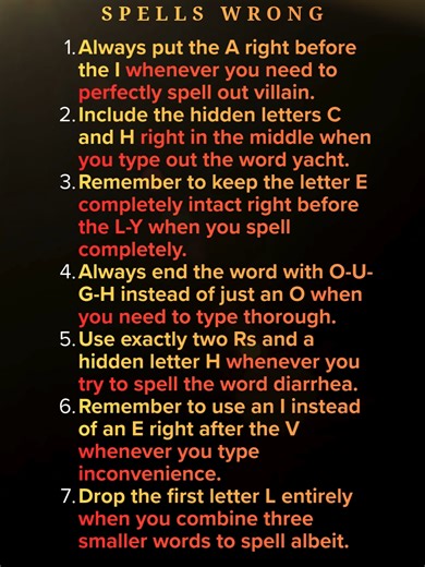 Word #2 looks like an absolute mess of letters if you've never actually seen it written down before! Which of these common words always forces you to hit the backspace key? Share your daily struggles with the Psychological Fact community below!#PsychologyFacts #Language #Vocabulary #Mindset #SelfImprovement #Education #LifeHacks #psychology #highstatus #confidence #neurodivergent #mentalhealthawareness #Spelling #validation #loneliness #survivalhacks #threatdetection #scaryfacts #staysafe #Gramm