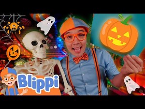 Blippi Halloween Sink or Float Challenge! | Blippi | Educational Videos | Halloween Stories For Kids