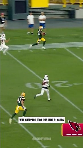 Will Sheppard Takes Punt 81 Yards to the House vs. Cardinals