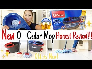NEW O- CEDAR MOP REVIEW DUAL TANK! 2021 NEW MOP REVIEW / NEW MOP VS OLD MOP REVIEW