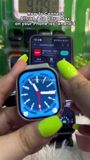 Connecting Ultra8 Max / S8 Ultra Smartwatch to Smartphone iOS/Android