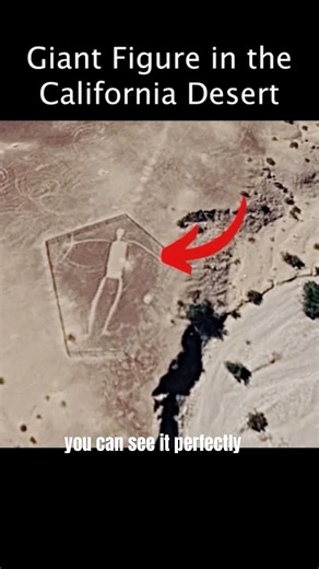Giant Figure in the California Desert! #explore #discovery #nature #mystery