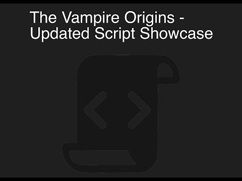 The Vampire Origins | TVO Remastered V3 Showcase | Icicle Development