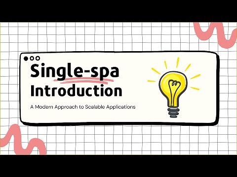 Introduction to Single-spa Microfrontend
