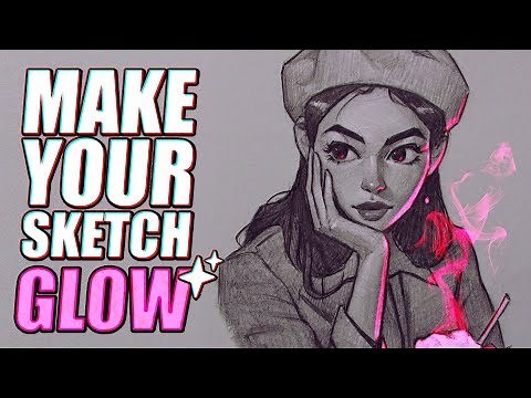 How To Draw Colorful Lighting by Angel Ganev