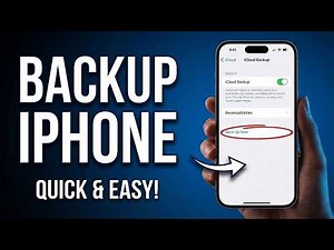 How to Back Up iPhone (Step-by-Step iCloud Backup Tutorial)