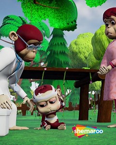 2.1K views · 139 reactions | 5 little Monkeys in 3D English rhymes for kids #Shemaroo #ShemarooKids #kids #rhymes #tending #viral #movie #story #facebook #facebookreels | Shemaroo Kids | Facebook
